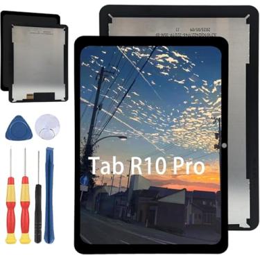Imagem de Yuxyiony Nova tela de substituição para tela LCD Hotwav Tab R10 Pro e acessórios de ferramenta de substituição.