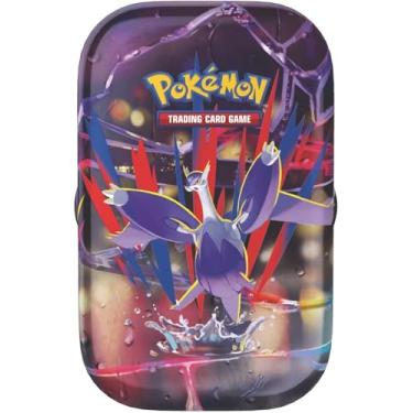 Imagem de Pokemon Trading Card Game TCG Mega Evolutions Mini Tins - 2 Packs, 1 Destined Rivals, 1 Mega Evolution Plus Sticker and Art Card (Mega Latias)
