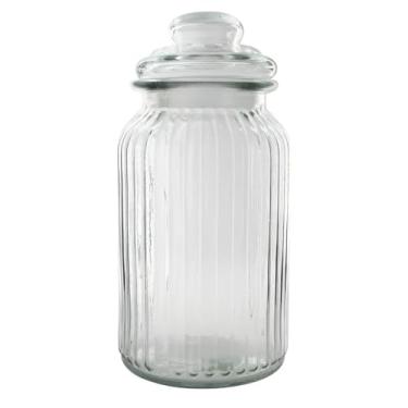 Imagem de Pote De Vidro Redondo 1,2L Com Tampa Hermética Grande Cosy