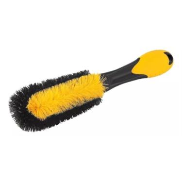 Imagem de Escova Caixa de Rodas, Super Kit Limpa Pneu e Roda de Carro Moto Caminhão - 3 Escovas(Escova Furo de Roda Pepino)