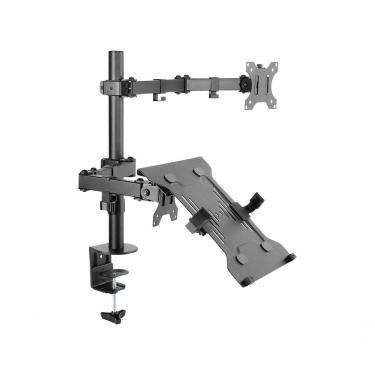 Imagem de Suporte Para Monitor E Notebook Com Articulação Dupla -