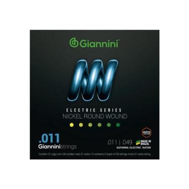 Imagem de Encordoamento Giannini P-guitarra Niquel 0.011 Geegst.11