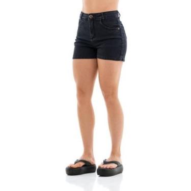 Imagem de Shorts Jeans Feminino Arauto Hot Pants Black-Feminino