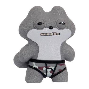 Imagem de Mini Boneco Fuggler 6Cm - Sketchy Squirrel Cinza - Candide
