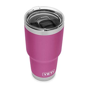 Imagem de YETI Copo Rambler de 850 ml, aço inoxidável, isolado a vácuo com tampa MagSlider, Prickly Pear