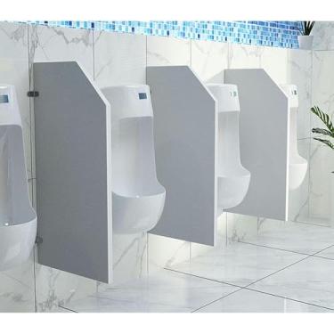 Imagem de CHBGLNTY Tela de privacidade de mictório, divisória de banheiro para tela de privacidade de mictório para homens, divisória de vaso sanitário com painel de separação de mictório, defletor de mictório