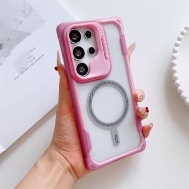 Imagem de Capa protetora de lente magnética com suporte para Samsung Galaxy S25 Edge S24 Plus Ultra (para Samsung Galaxy S24/4)