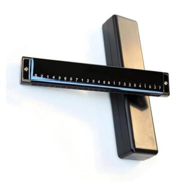 Imagem de Gaita profissional de brincar, 1 pacote, gaita profissional, 24 furos, material durável, adequado para iniciantes