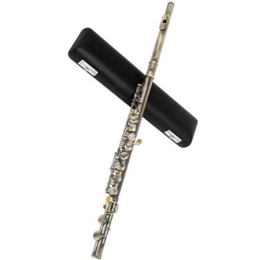 Imagem de Flauta Outfit Antique Flauta Corpo de Cobre Branco 16 Orifícios Fechados Chave C Instrumento Requintado