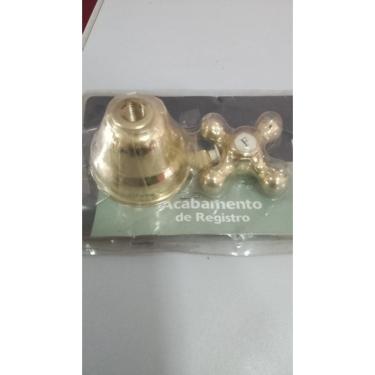 Imagem de Acabamento Registro Perflex Belle Epoque Dourado Pequeno D52