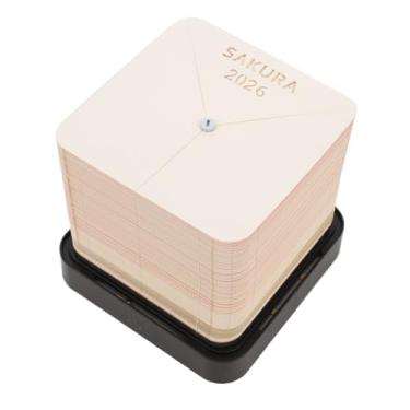 Imagem de YOUTHINK Bloco de Notas 3D, Escultura de de Casa na árvore, Calendário de Mesa 2026 para Escritório Doméstico (Rosa)