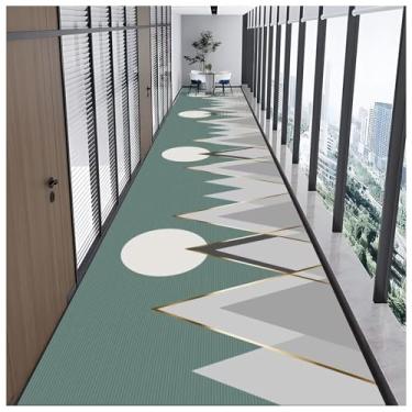 Imagem de SPXMQSS Tapete lavável, tapete de corredor de cozinha, antiderrapante resistente ao desgaste para entrada, quarto, sala de estar, corredores G 100 x 800 cm