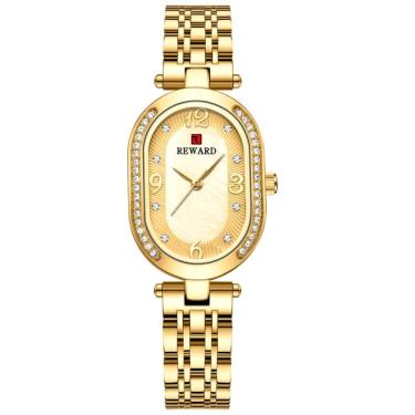 Imagem de Relogio Feminino Minimalista Quartzo  em Aço Inoxidavel À Prova D `Água