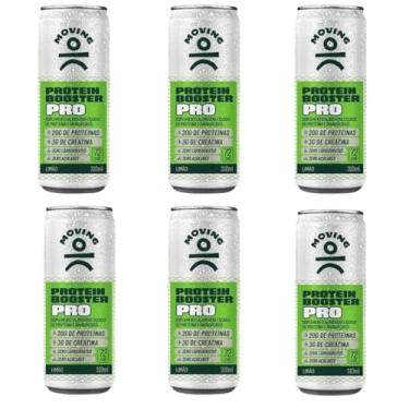 Imagem de MOVING 20G PRO LIMAO 310ML 3G CREATINA - PACK C/ 6 UNIDADES