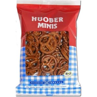 Imagem de HU0BER Minis Mini Brezel Orgânico, Salgadinhos de Pretzel, BIO Certificado, 40g