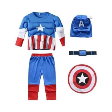 Imagem de Fantasias De Super-Herói Para Meninos E Meninas, Capitão América E Hom