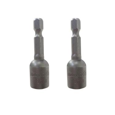 Imagem de Kit 2 Bit Canhão Magnético Makita 10mm 1-4x50mm B-67789 – Resistente E Preciso
