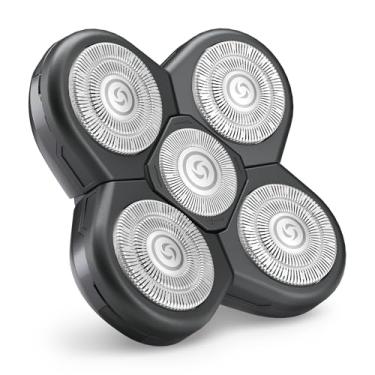 Imagem de Refil de lâmina FlexSeries – Freebird – Lâminas de substituição rotativas de aço inoxidável flexíveis afiadas e frescas para barbeador de cabelo elétrico FlexSeries