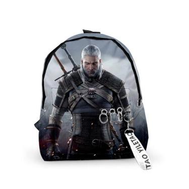 Imagem de Mochila escolar Wiedzmins Geralts Cartoon para crianças - yiweisai