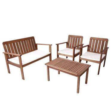 Imagem de Conjunto Tokyo 1 Sofá, 2 Poltronas com Mesa de centro. ALF80.5