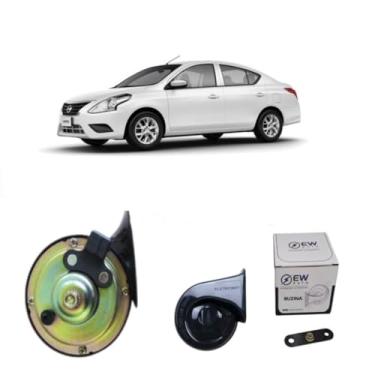 Imagem de BUZINA AUTOMOTIVA CARACOL COM PLUG 2 PINOS E CONECTOR PARA VERSA 2016>2020