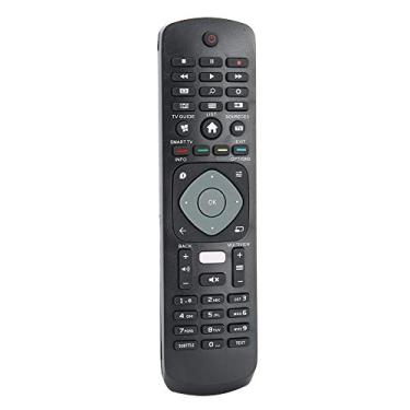 Imagem de SUNGOOYUE Controle Remoto para TV Netflix, ABS Preto, Alcance de 33 Pés, Alimentado por Bateria, Controle de Longa Distância Com Configuração Fácil