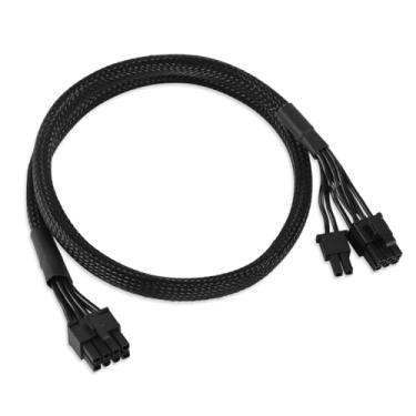 Imagem de GPU Cabo Alimentação 8 Pinos para 6+2 para Corsair, Premium Cabo Alimentação 8 Pinos GPU Módulo de Placa Gráfica Cord Compatível com Thermaltake e ARESGAME