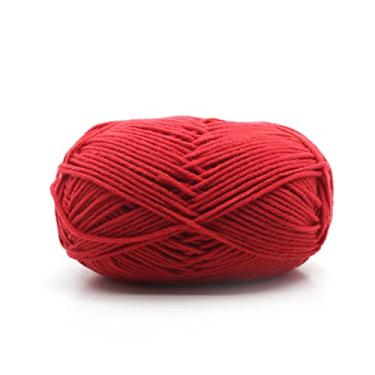 Imagem de Fio de Algodão Leite Macio Lã Grossa para Crochê Tricô Tecelagem Manual e Projetos Artesanato DIY