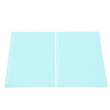 Imagem de ZJchao Capa de Encadernação de Folhas Soltas, Capa de Folhas Soltas PP de Encadernação de Apresentação 20 A5 20 Furos de de, Protetor de de Plástico PP Fosco para Documentos, (#11)