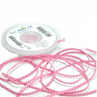 Imagem de Elástico Borrachinha Aparelho Ortodôntico Corrente Médio 1.5 metros