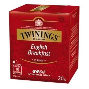 Imagem de Cha Twinings Preto 20G DP com 10 Saches English Break