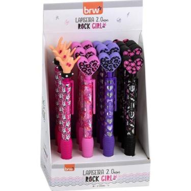 Imagem de Lapiseira 2.0MM Divert ROCK GIRL Plástica BRW com Ponteira de Silicone