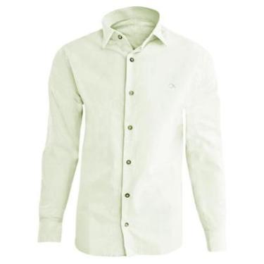 Imagem de Camisa Ogochi Azul Gelo Ml Casual Slim Flame-Masculino