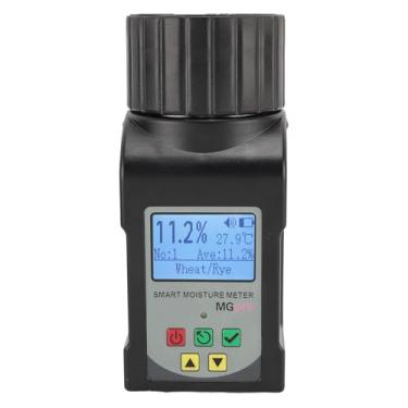 Imagem de POCREATION Medidor de Grãos, Testador Digital Inteligente de Umidade Com Display LCD de Luz de Fundo e Transmissão por Voz para 25 Grãos, Incluindo de Café e Cacau
