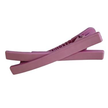 Imagem de ZJchao Grampos de Cabelo Em Formato de Cruz, Grampos de Cabelo Fofos e Coloridos para Mulheres, Meninas, Acessórios de, Presilhas de Plástico para Festa, Uso Diário (Roxo claro)