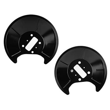 Imagem de Par de painel respingo de disco de freio 1060129, substituição de metal, resistência ao desgaste, longa vida útil para v 2001/11-2008/06