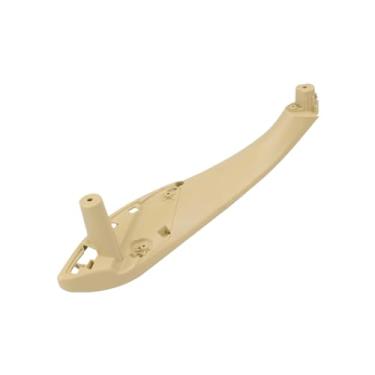 Imagem de Puxador da porta interior do carro dentro do painel guarnição compatível para bmw série 3 2014-2018 f30 316d 318d 320d f31 320i 325d(Beige-Front Left)
