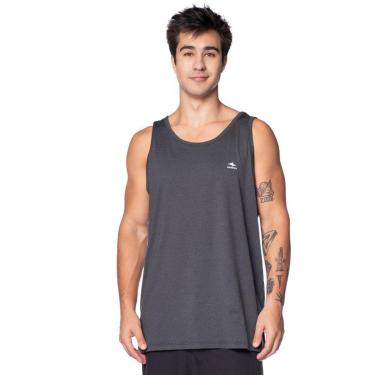Imagem de Regata Masculina Nicoboco Slim Fit Preto Mescla-Masculino