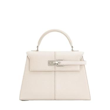 Imagem de IENYU Bolsa feminina Elise Designer Fashion 2025 nova bolsa borgonha grande bolsa transversal quadrada bolsa feminina de alta qualidade, Branco, One Size