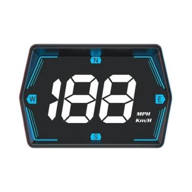 Imagem de Velocímetro Digital HUD G20 Universal Com Fonte Grande, Alarme De Exce