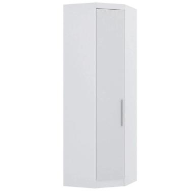 Imagem de Guarda Roupa De Canto Diagonal Modulado 70cm 1 Porta Alpes Luciane Móveis