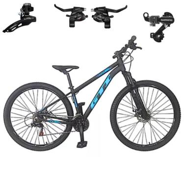 Imagem de Bicicleta Mtb Aro 29 Gti Roma 21v Indexado Freio Mecânico Cambios Trocadores Shimano-Unissex