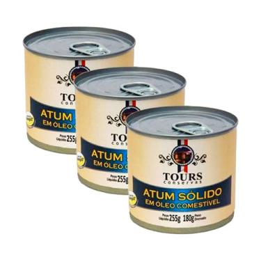 Imagem de Kit 3X: Atum Sólido em Óleo Tours 255g