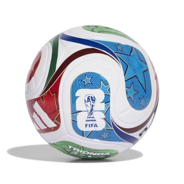 Imagem de adidas Bola de bola FIFA World Cup 26 Trionda League para adultos unissex branca 38 EU