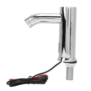 Imagem de Mingzhe Torneira de Pia Sem Toque Ativada por Movimento, Torneira Comercial de Aço Inoxidável para Banheiro, Faixa Detecção 10-15 Cm