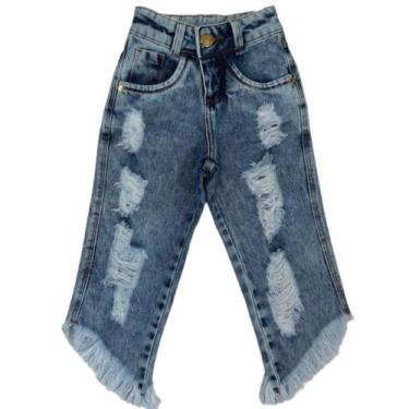 Imagem de Roupa Infantil Calça Jeans Blogueirinha Meninas Estilosas - Mini Diva,