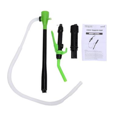 Imagem de Jectse Bomba Elétrica de Sifão, Bomba de Transferência Alimentada por Bateria para Gasolina, Querosene, água Não Potável, Com Controle de Fluxo Ajustável e de Filtragem Fina (Verde)