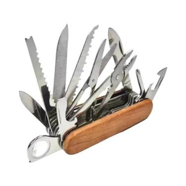 Imagem de Canivete Portátil Multifuncional Dobrável Em Aço Inoxidável EDC Para C