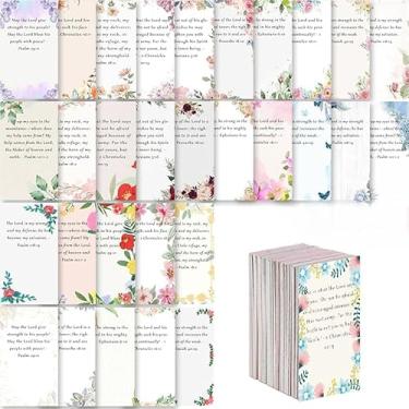 Imagem de 100 peças de cartão de oração 8,9 x 5 cm pedido de oração cartões de escritura inspiradores com versículos bíblicos para devoção diária presente cristão para mulheres, homens e amigos (branco 02)