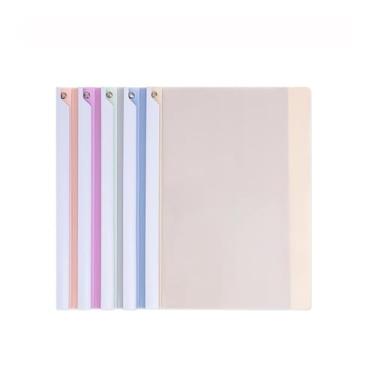 Imagem de Organizador de arquivos, 5 peças, pasta rotativa, multiuso, A4, folha solta, organizador de papel para teste de dados, material de escritório, material de escritório